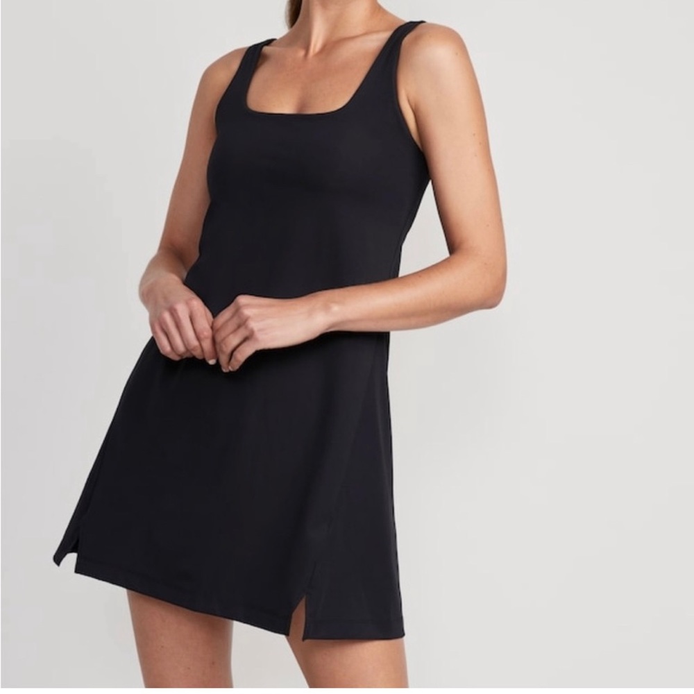 PowerSoft Sleeveless Shelf Bra Support Dress